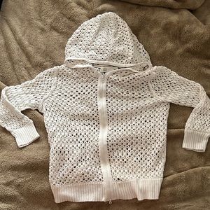 Jones New York Sport Crocheted Zip Cardigan, Jacket womens small
